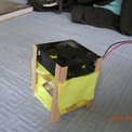 Mini solar air-conditioner (a.k.a swamp cooler)