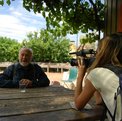 Bill Mollison y Kirsten Dirksen en Ceres Melbourne