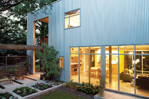 10 casas de metal corrugado: simple, barato, durable, prefab - news