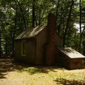 Réplica de la cabaña construida por Henry David Thoreau