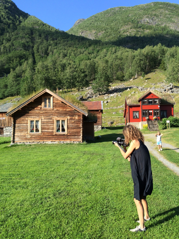 (Imagen: en Lærdal, en el interior de Noruega, se han reconstruido